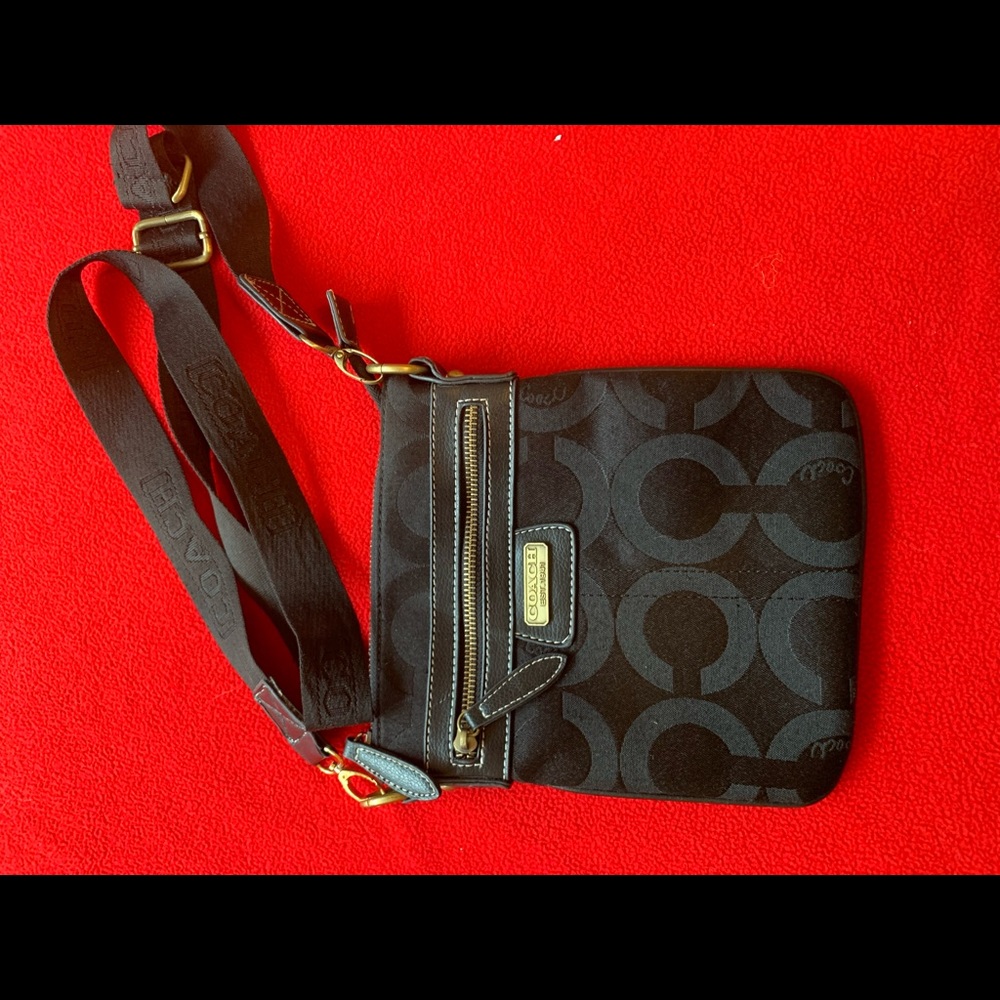 Coach black crossbody. SOLD